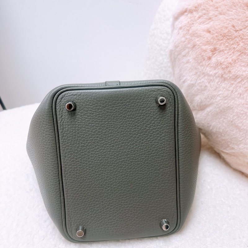 Hermes picotin 菜籃子 18 / p18 積雨雲灰銀釦 Z刻-1