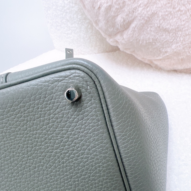 Hermes picotin 菜籃子 18 / p18 積雨雲灰銀釦 Z刻-4