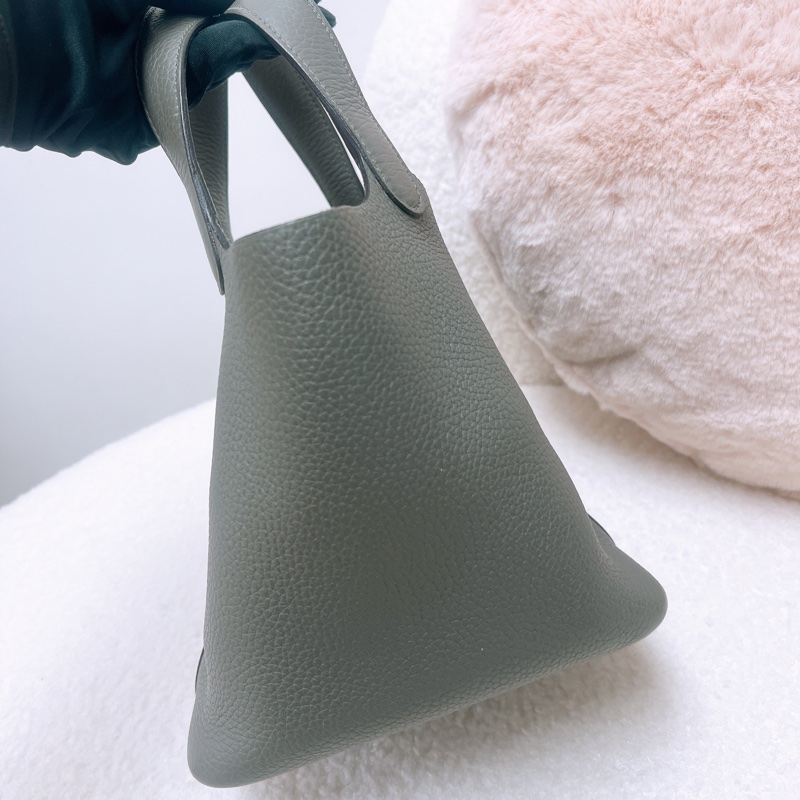 Hermes picotin 菜籃子 18 / p18 積雨雲灰銀釦 Z刻-8