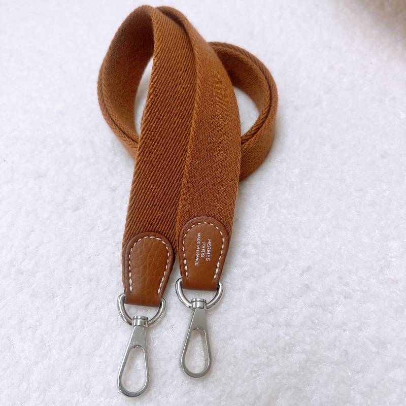 Hermes mini evelyne 伊芙琳 金棕銀釦 W刻-9