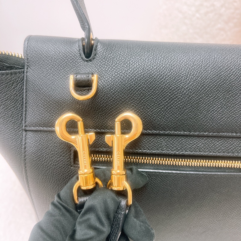 Celine belt mini 黑色鯰魚包-6