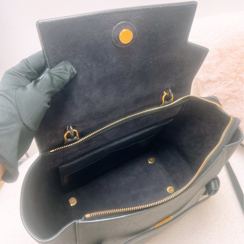 Celine belt mini 黑色鯰魚包-15