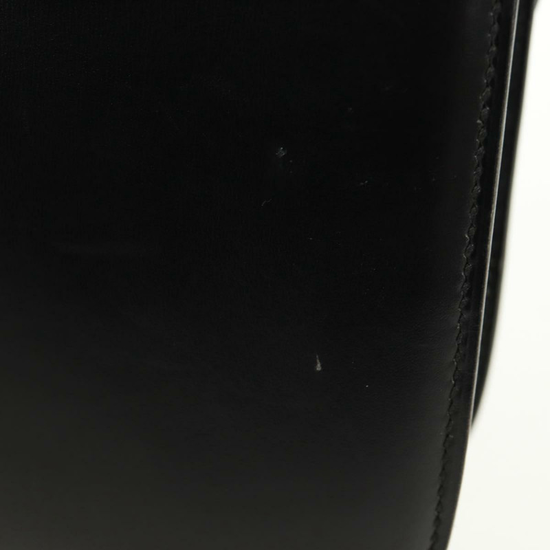 【日本直送】愛馬仕 Constance 24 單肩包 Bock 圍巾 黑色金色 正品 SK006SM-3