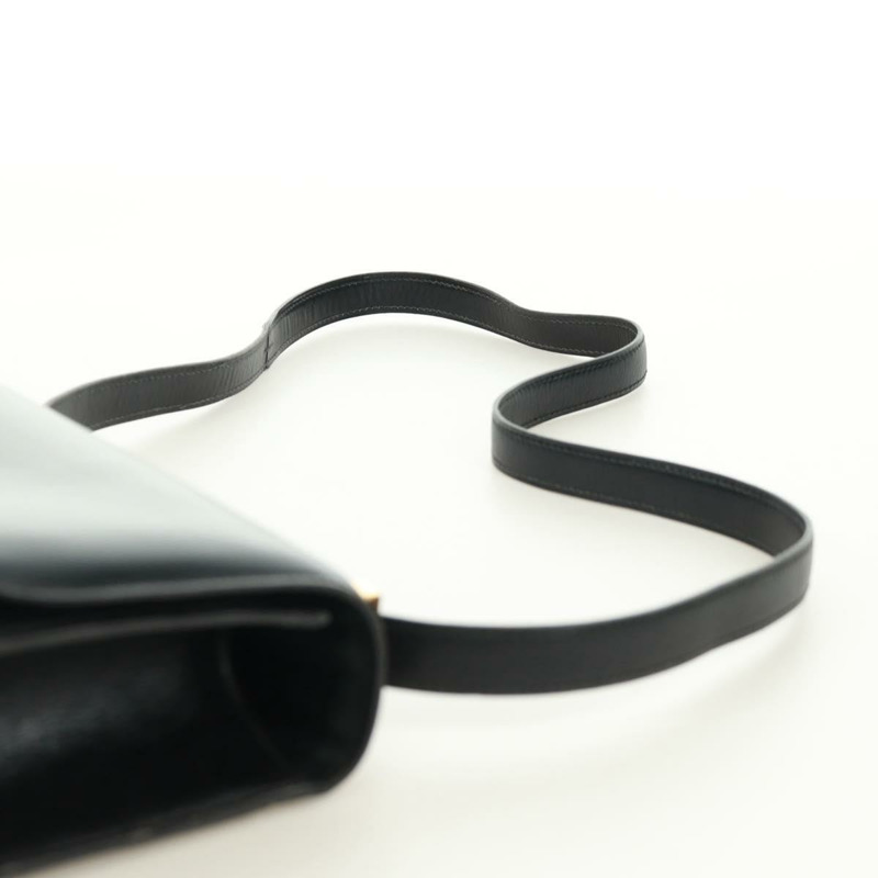 【日本直送】愛馬仕 Constance 24 單肩包 Bock 圍巾 黑色金色 正品 SK006SM-13