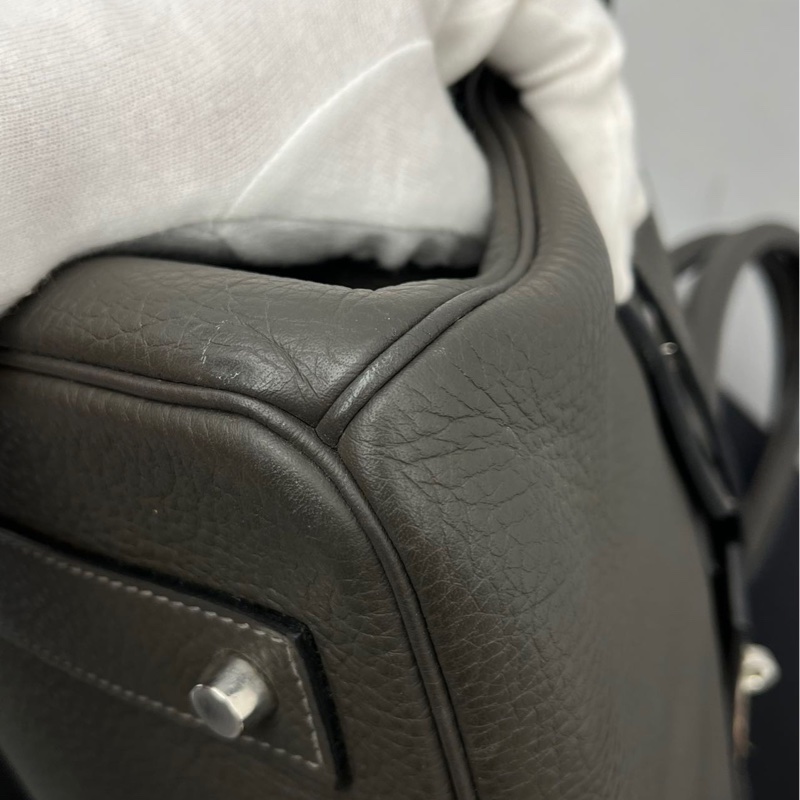 Hermes 愛馬仕中古Birkin Shoulder石墨灰-18