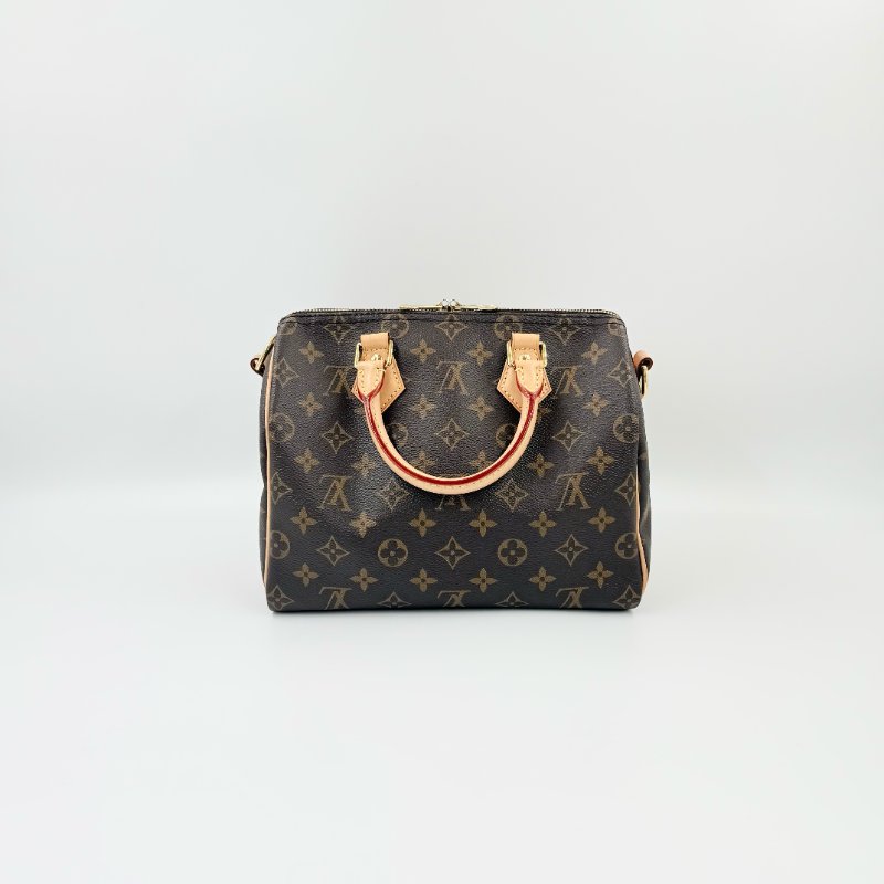 Louis Vuitton -原花Speedy Bandoulière手提肩背包 ╻25cm-4