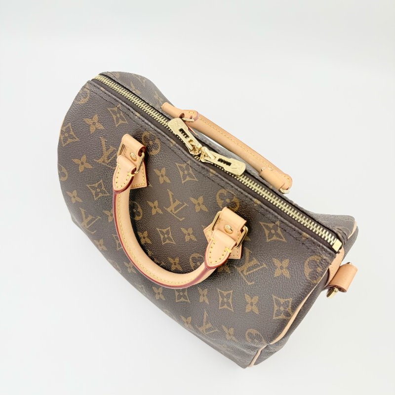 Louis Vuitton -原花Speedy Bandoulière手提肩背包 ╻25cm-7