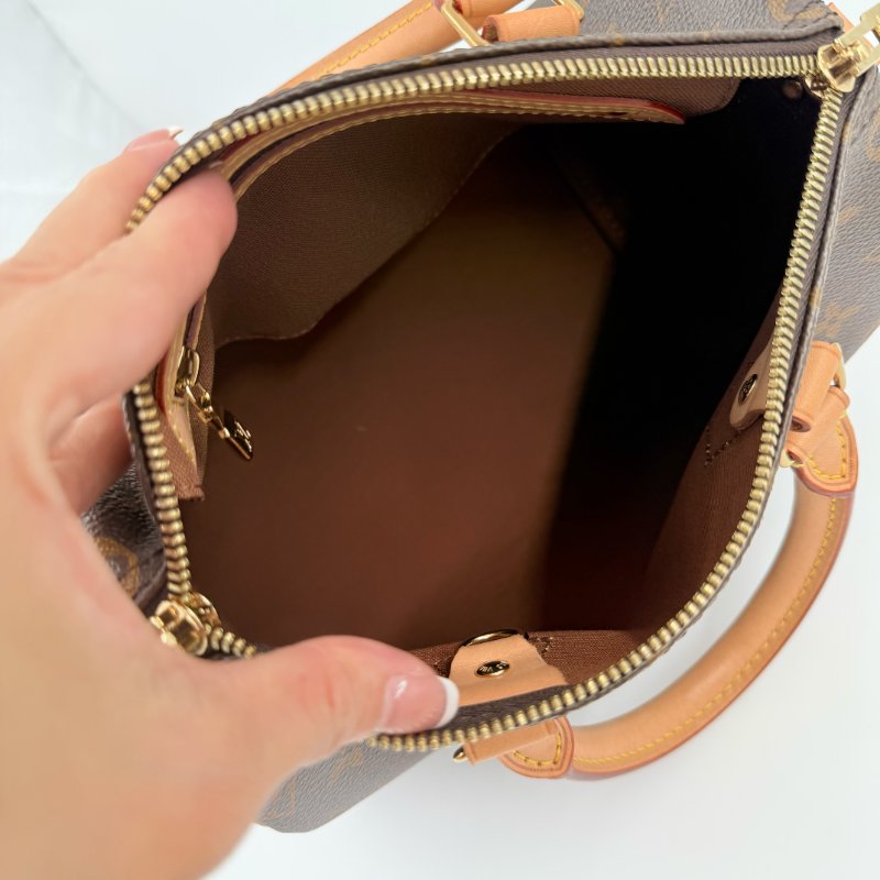 Louis Vuitton -原花Speedy Bandoulière手提肩背包 ╻25cm-22