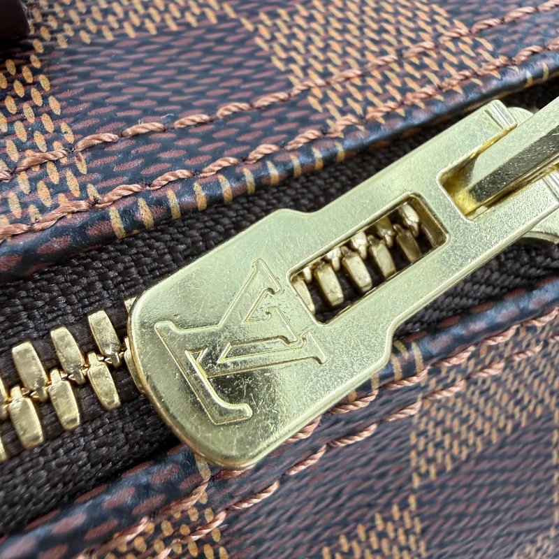 Louis Vuitton -咖色棋盤格Speedy Bandoulière手提肩背包 ╻25cm-10