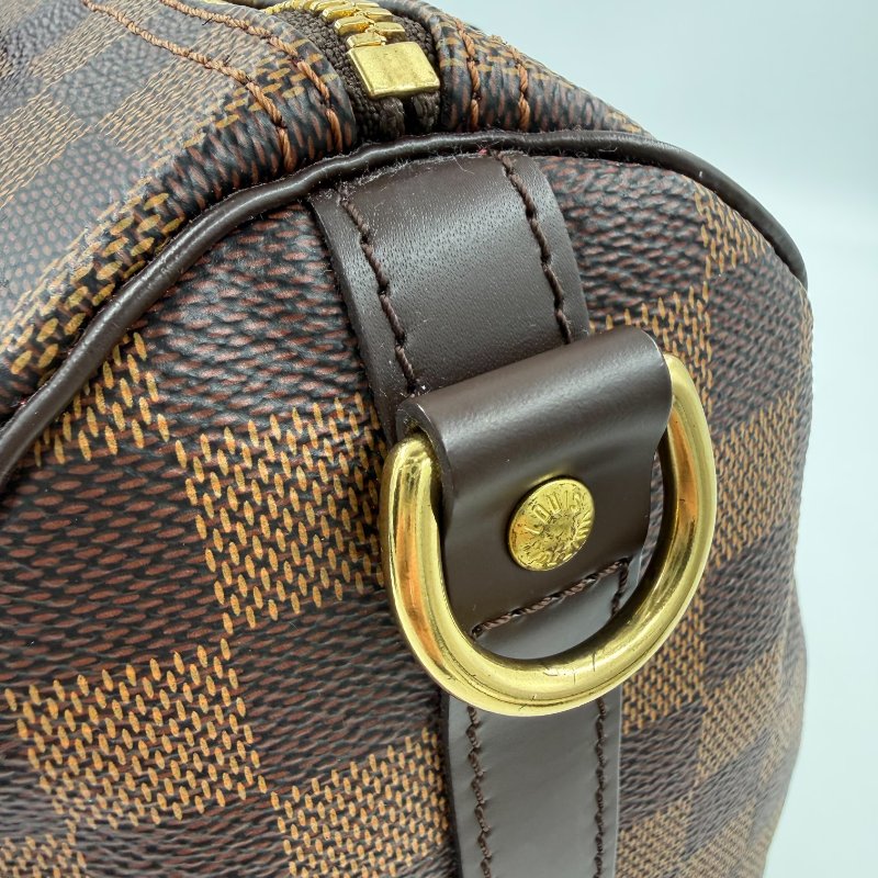 Louis Vuitton -咖色棋盤格Speedy Bandoulière手提肩背包 ╻25cm-13