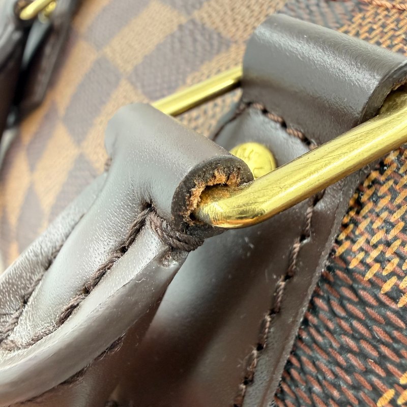 Louis Vuitton -咖色棋盤格Speedy Bandoulière手提肩背包 ╻25cm-27