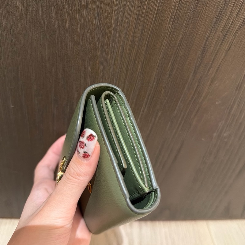 Celine 乳木果油色的短夾～～狀況超級好！快來淘寶-8