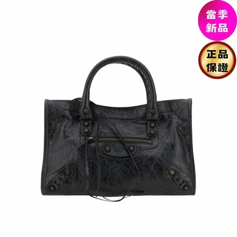 ✨2026季度全新✨Balenciaga 811442 Le City 小羊皮 S 小款機車包 黑色銅釦