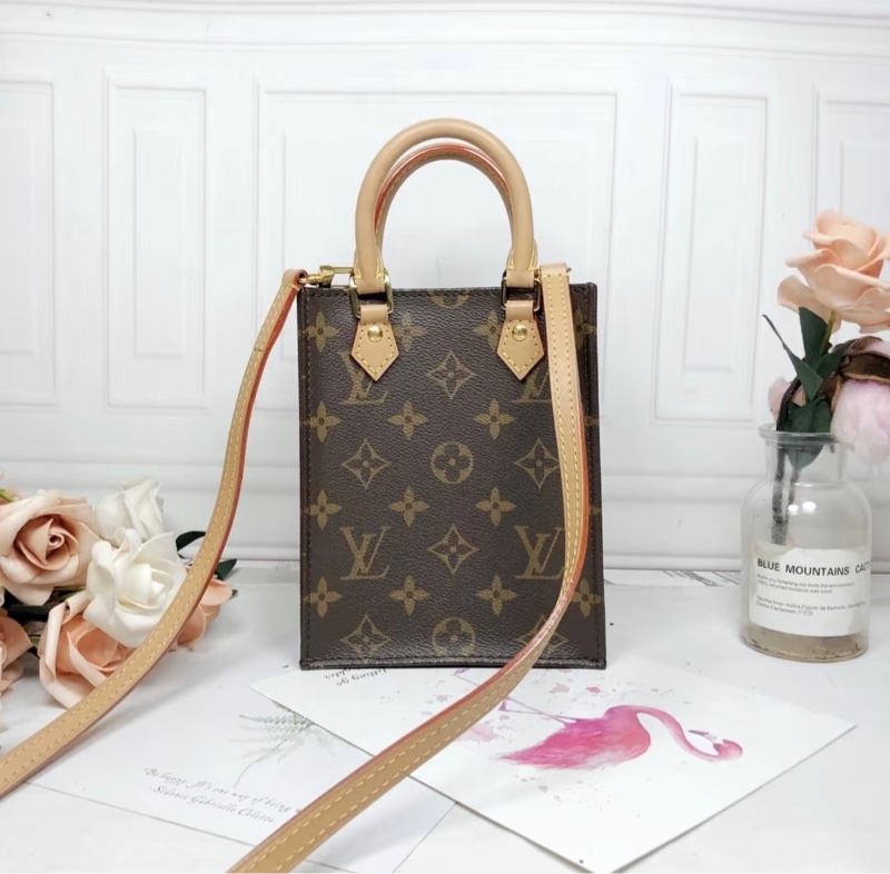 「JL精品代購」98新LV老花PETIT SAC PLAT mini 琴譜肩背包-0