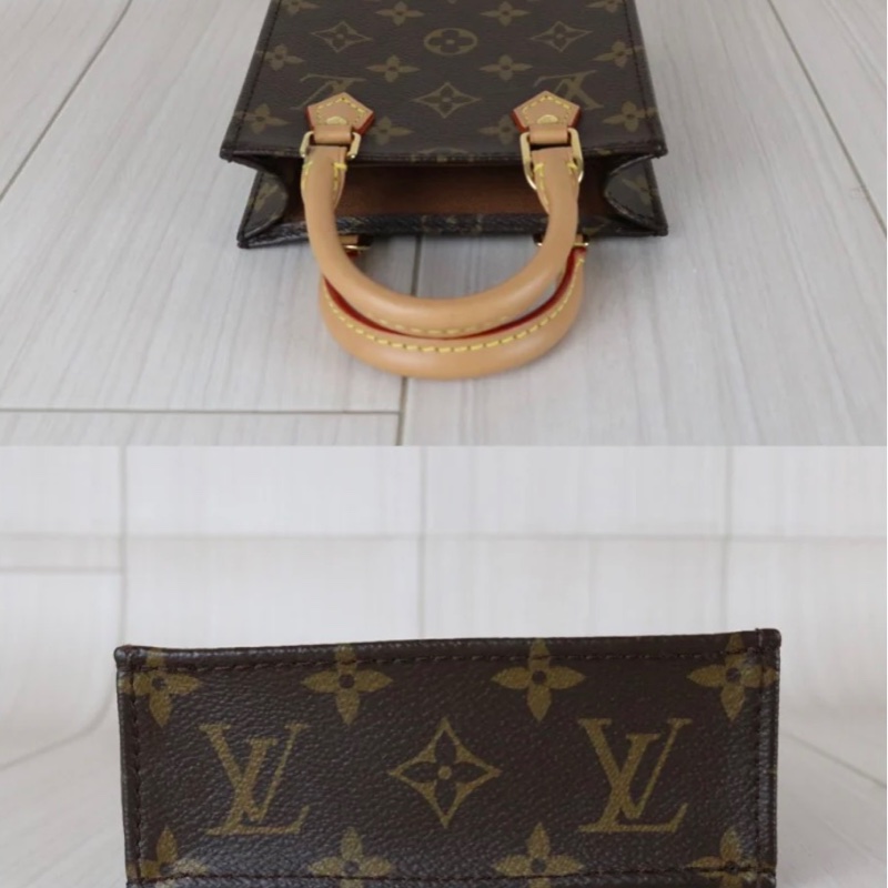 「JL精品代購」98新LV老花PETIT SAC PLAT mini 琴譜肩背包-5