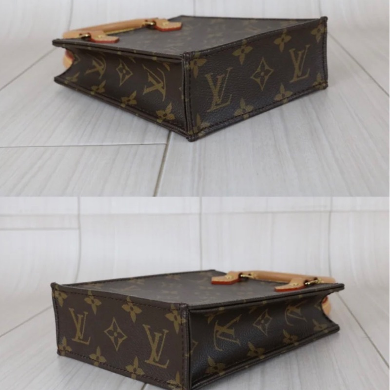 「JL精品代購」98新LV老花PETIT SAC PLAT mini 琴譜肩背包-7