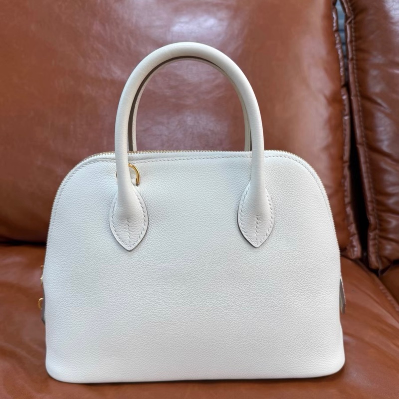 Hermes bolide 25 蘑菇白金扣 stamp B-7