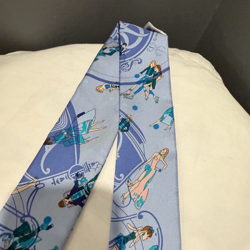 Hermes 愛馬仕 巴黎女子 Twilly 絲巾-3