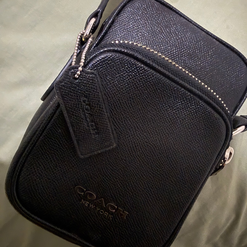 Coach so black 皮革精緻小包-12