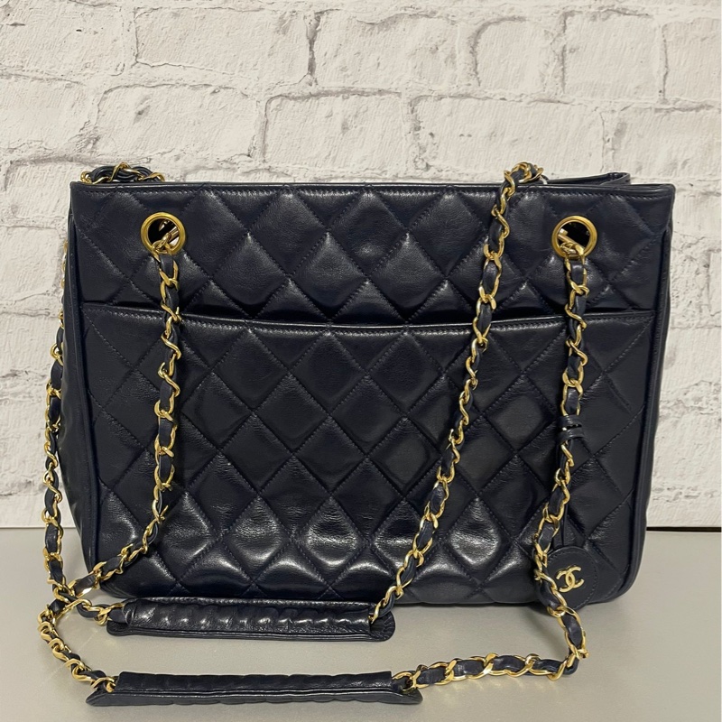 Chanel 菱格紋托特鏈條包-2