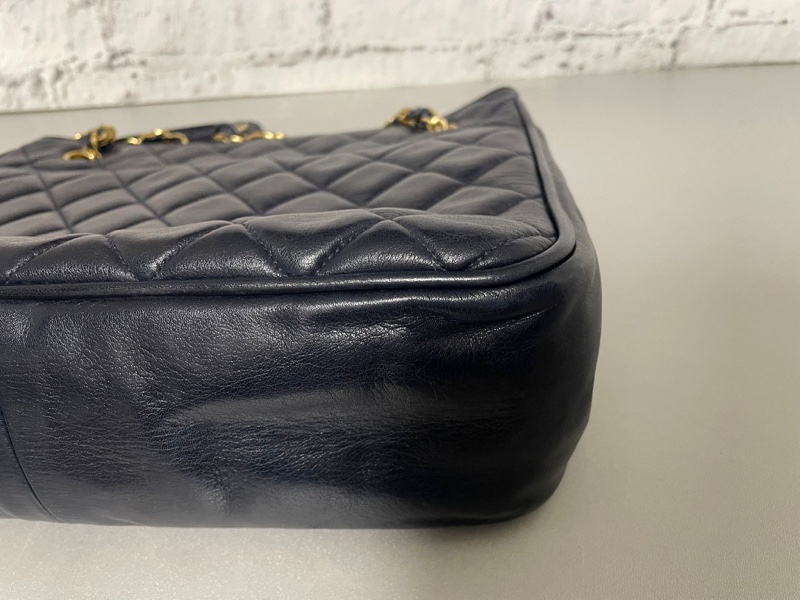 Chanel 菱格紋托特鏈條包-5