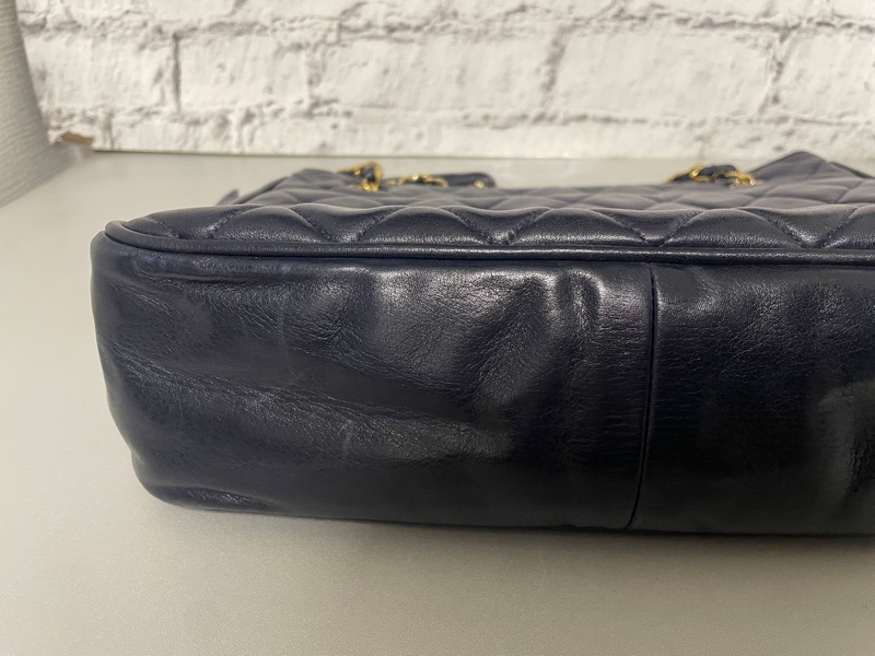 Chanel 菱格紋托特鏈條包-6