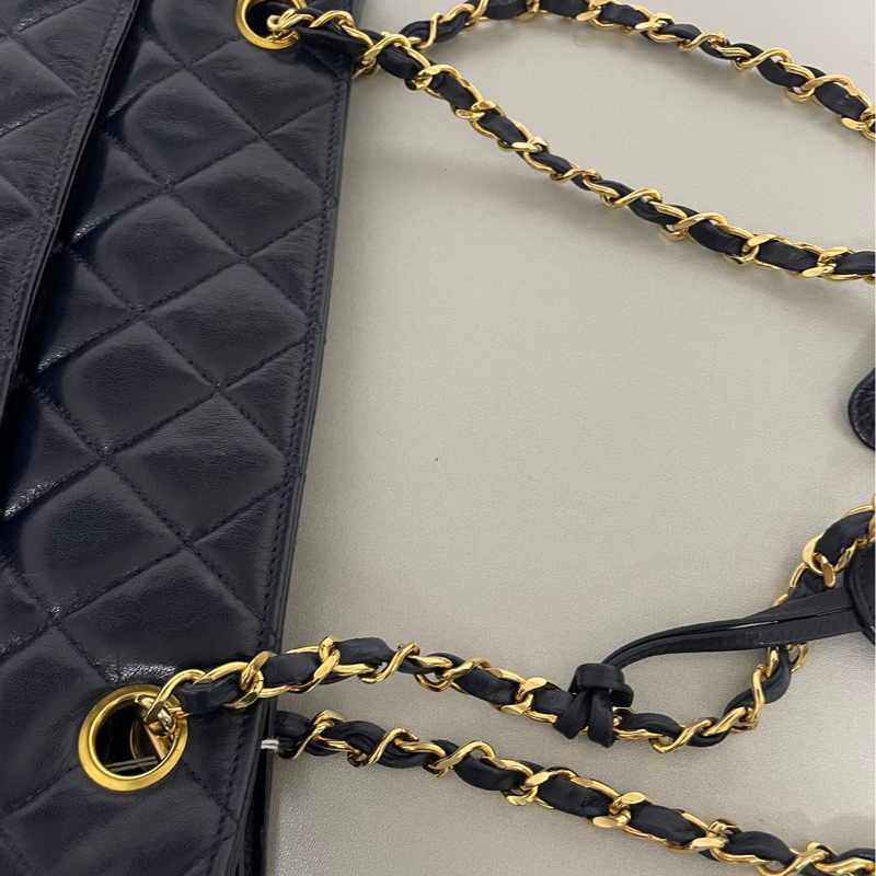 Chanel 菱格紋托特鏈條包-19