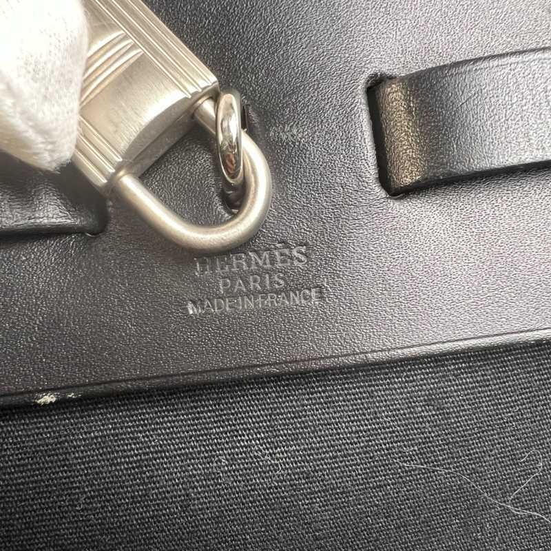Hermes Herbag 31/36 黑色皮革-15