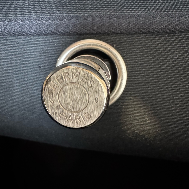 Hermes Herbag 36/38黑色皮革 （附替換袋）-19