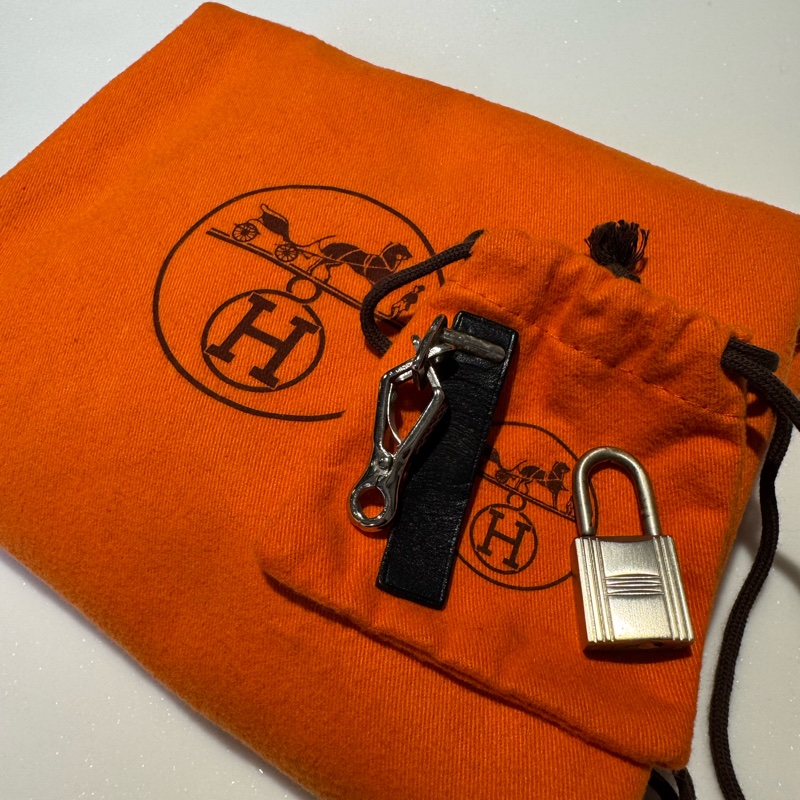 Hermes Herbag 36/38黑色皮革 （附替換袋）-28