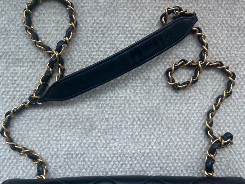 Chanel vintage 近全新香奈兒大方胖-7