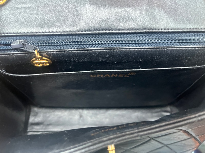 Chanel vintage 近全新香奈兒大方胖-8