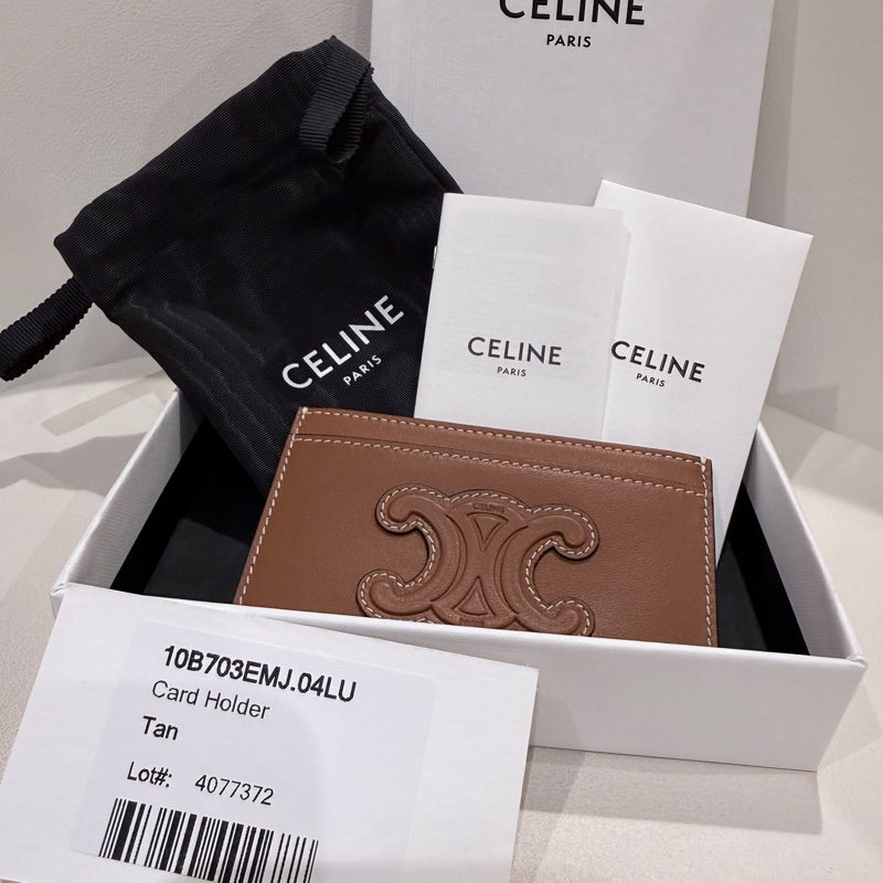 全新✨Celine✨凱旋門卡包卡夾-5