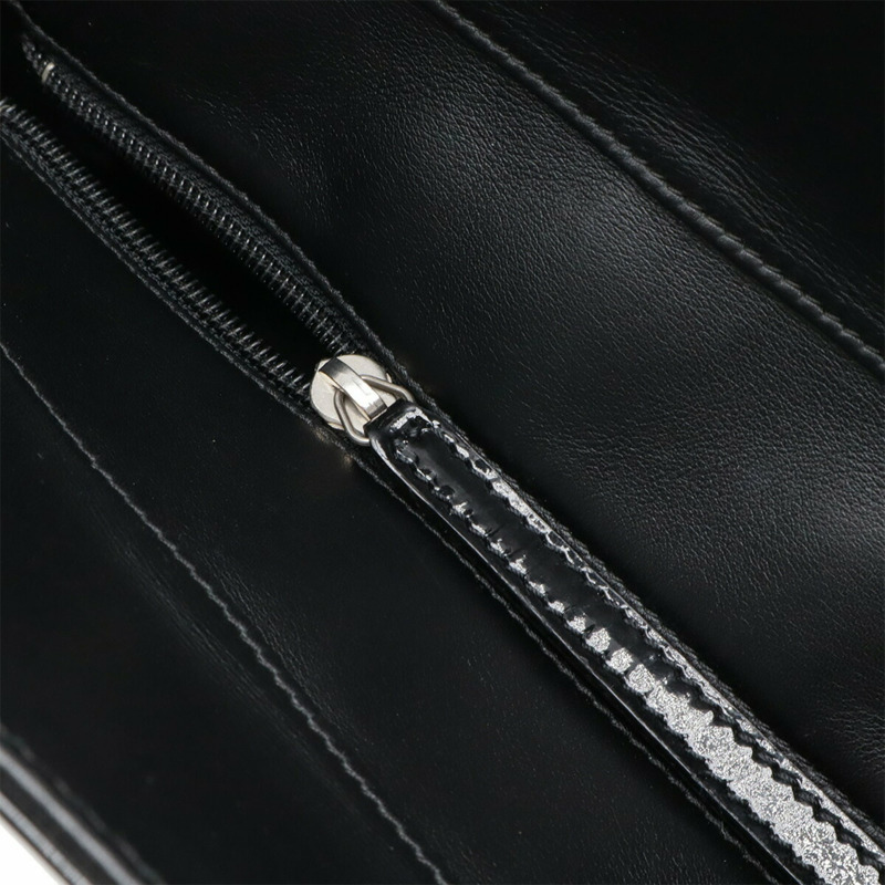 香奈兒巴黎比亞里茨手提包 PM 單肩包 塗佈帆布皮革 黑色 A34208-4