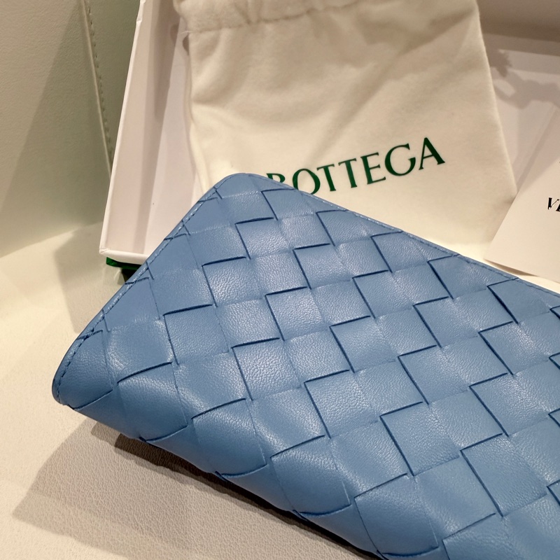 全新✨Bottega Venta BV 大格編織拉鍊長夾錢包-2