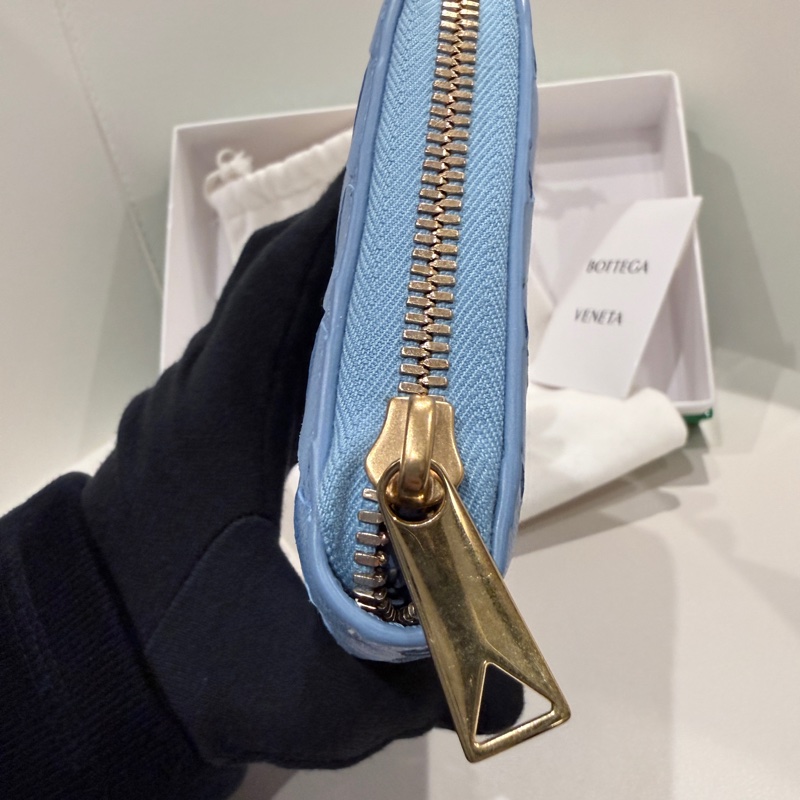 全新✨Bottega Venta BV 大格編織拉鍊長夾錢包-3