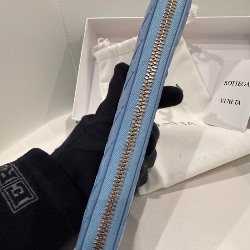全新✨Bottega Venta BV 大格編織拉鍊長夾錢包-6