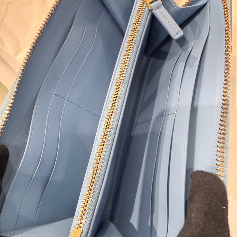 全新✨Bottega Venta BV 大格編織拉鍊長夾錢包-9