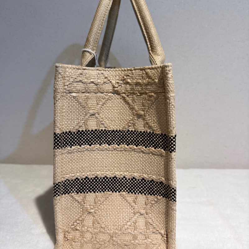 Dior✨拉菲草藤編book tote托特包 小號-1