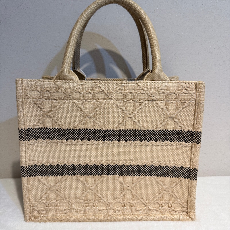 Dior✨拉菲草藤編book tote托特包 小號-2