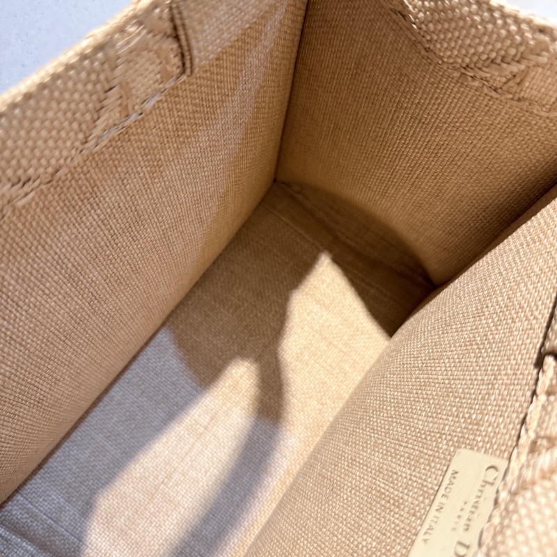 Dior✨拉菲草藤編book tote托特包 小號-5