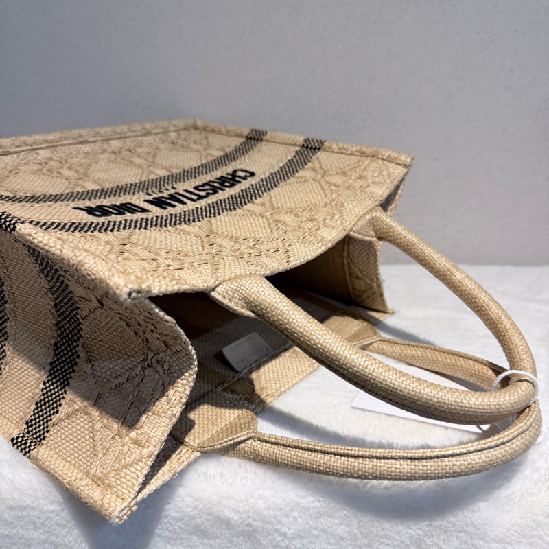 Dior✨拉菲草藤編book tote托特包 小號-7