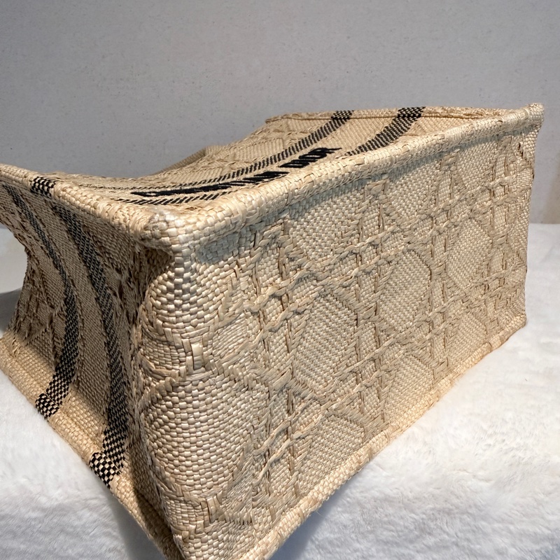 Dior✨拉菲草藤編book tote托特包 小號-22