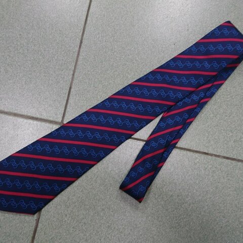 HERMES 愛馬仕 真絲領帶