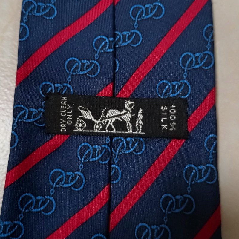 HERMES 愛馬仕 真絲領帶-5