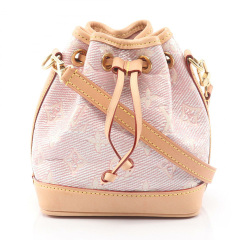 路易威登 Nano Noe 斜背包 M82427 Monogram 壓紋 二手 LV