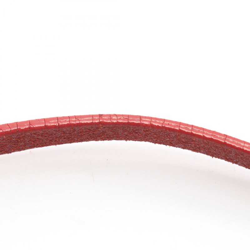 FENDI Zucchino 單肩包 26796 帆布皮革 紅色 米色 二手 女士-5