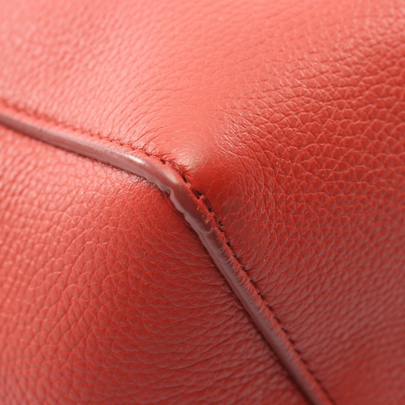 CELINE Sangle 水桶小號肩背包 178303 紅色皮革 二手 女士-6