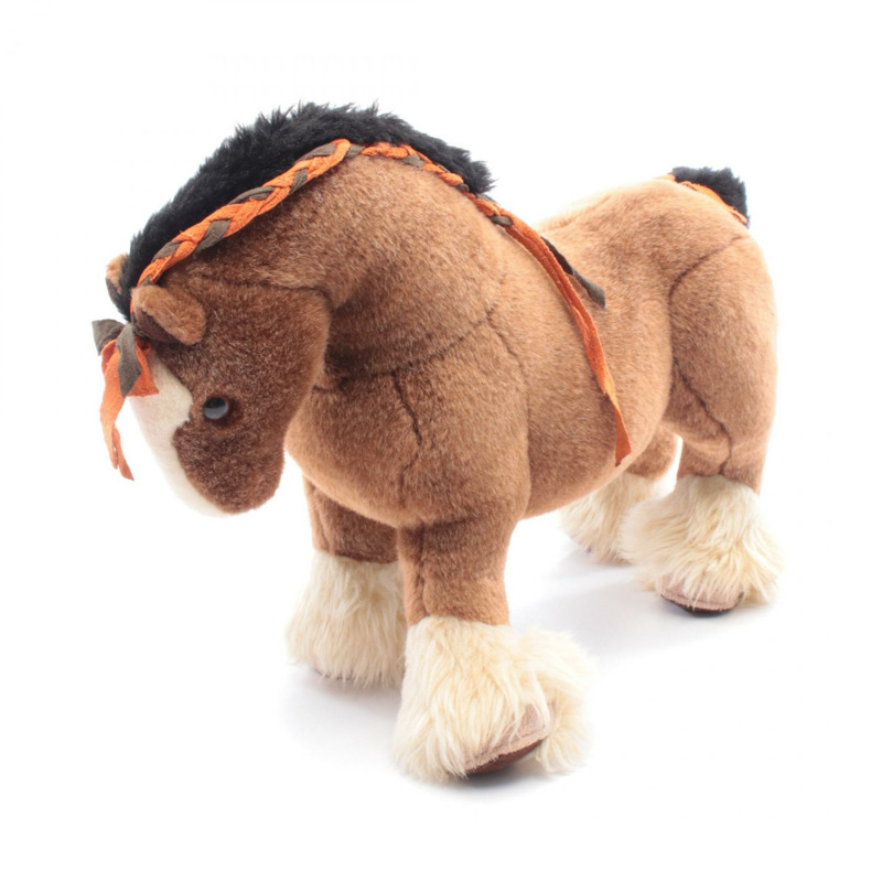 愛馬仕 Elmy PM 毛絨玩具 400055M 麂皮絨 腈綸 棕色 多色 二手 男女通用-0