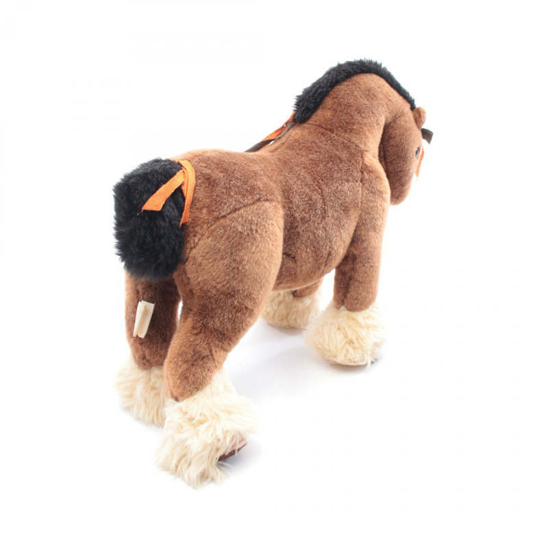 愛馬仕 Elmy PM 毛絨玩具 400055M 麂皮絨 腈綸 棕色 多色 二手 男女通用-2